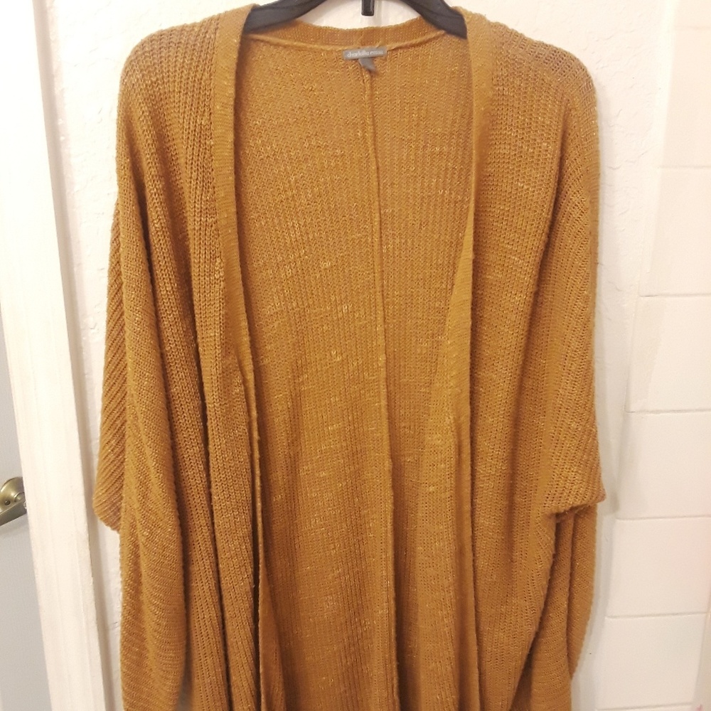 Mustard Knit Cardigan